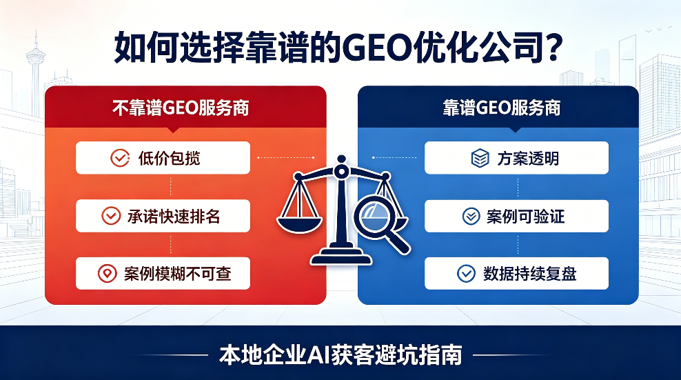 盘锦如何选择靠谱的GEO优化公司？本地企业AI获客避坑指南